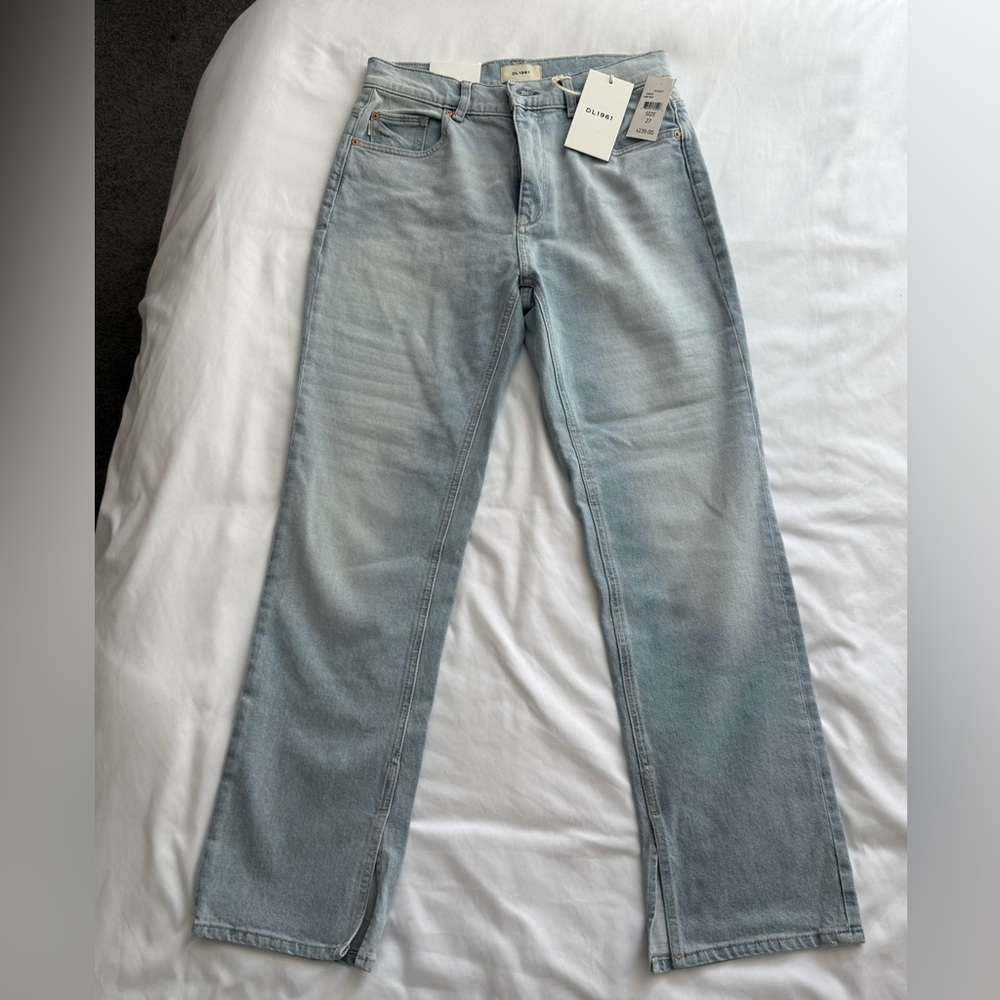 DL1961 Light Blue Straight Leg Jeans